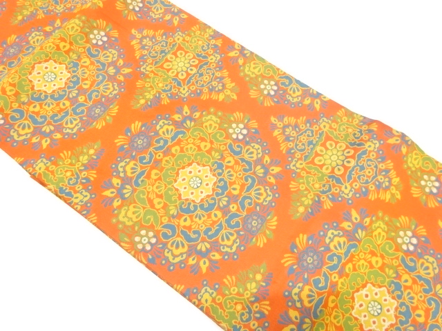 華紋織り出し　名古屋帯